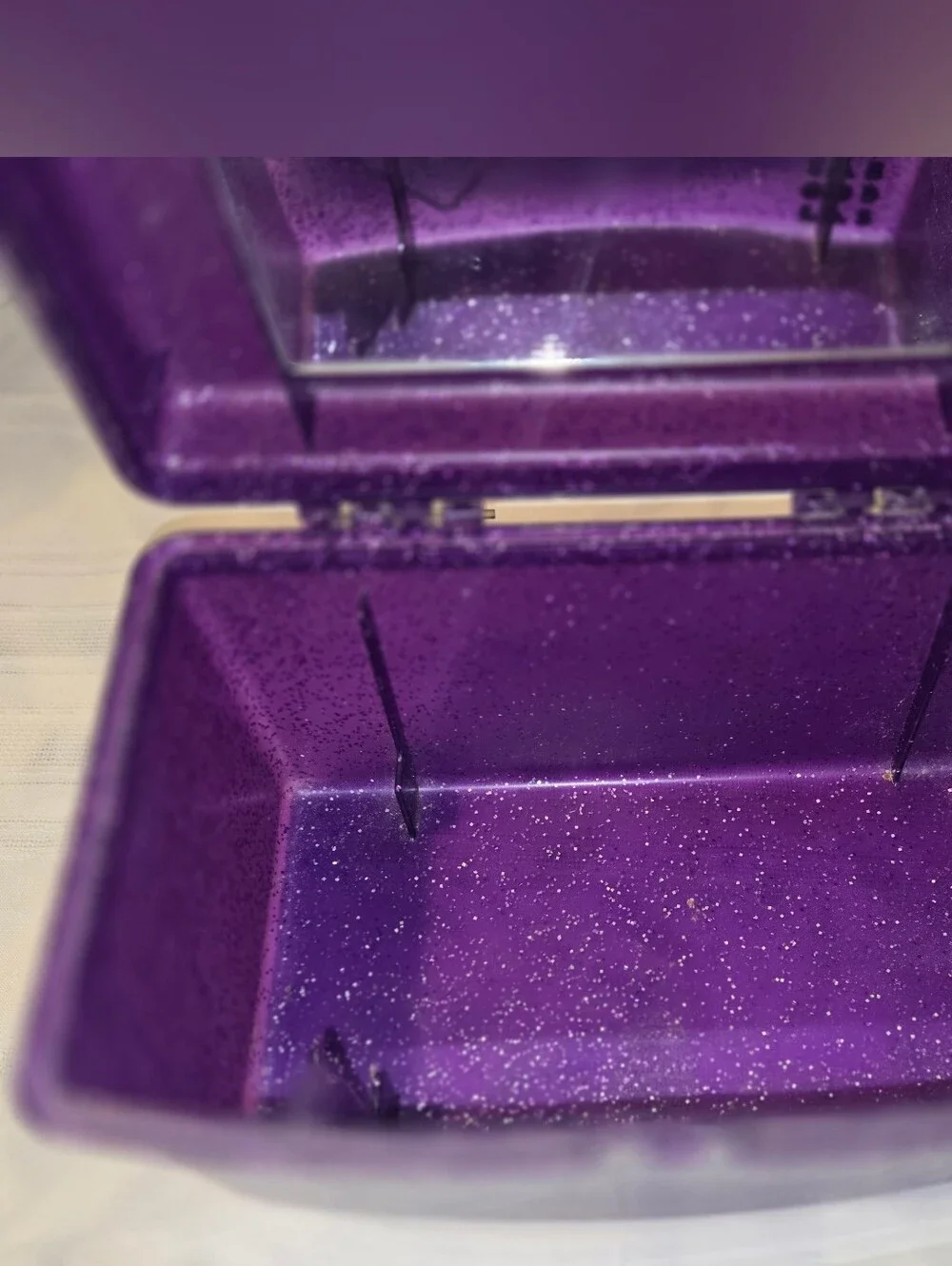 Purple Glitter OPI Caboodle Cosmetic Case